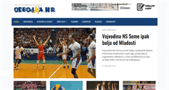 Desktop Screenshot of odbojka.hr